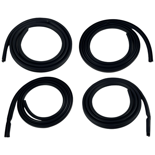 Door Seal on Body Front and Rear 4 Pc Kit