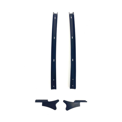 Weatherstrip Retainer and Guide Panel 4 Pc Kit for 1984-1996 Chevrolet Corvette