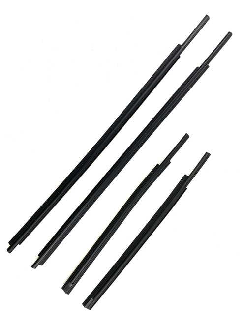 Outer Belt Weatherstrip Kit - Front and Rear for 2007-2015 Toyota Tundra