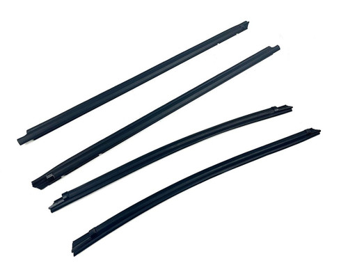 Outer Belt Weatherstrip 4 Pc Kit Front and Rear