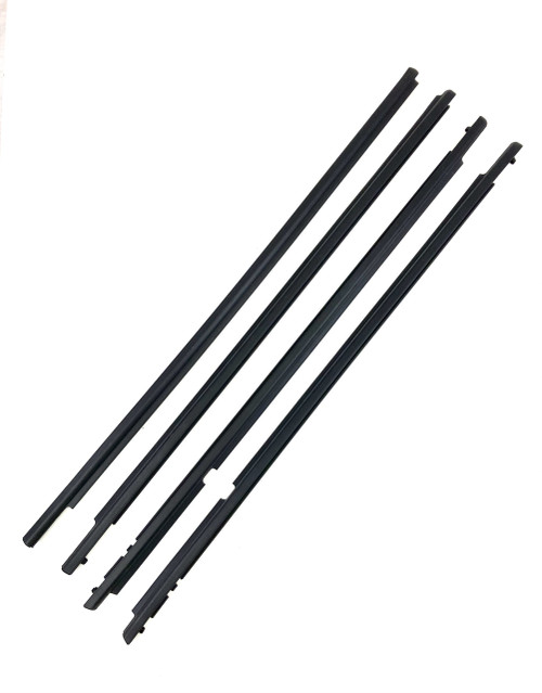 Outer Belt Weatherstrip, Front and Rear 4 Pc Kit for 2007-2013 Toyota Corolla