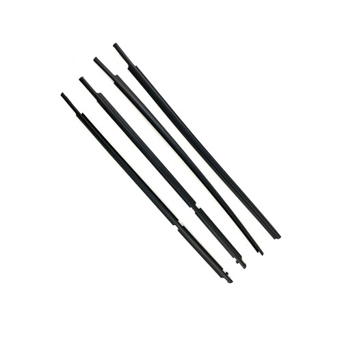 Front and Rear Outer Belt Weatherstrip 4 Pc Kit
