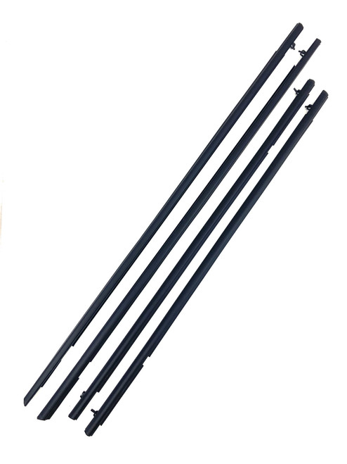 Outer Belt Weatherstrip, Front and Rear 4 Pc Kit for 2006-2012 Honda Civic