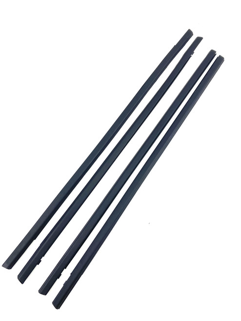 Outer Belt Weatherstrip, Front and Rear 4 Pc Kit for 2016-2021 Honda Civic