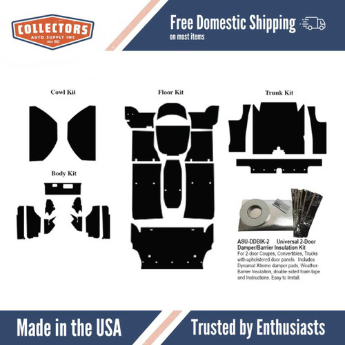 Complete Interior Insulation Kit for 1964-1967 Amc Rambler American Convertible