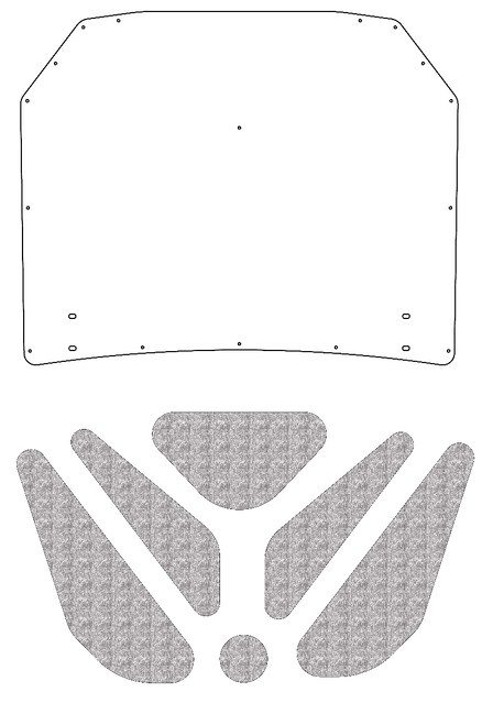 Trunk Floor Mat/Cover for 1959-1960 Chevrolet Car [QRS-CHEV 5960-CUTC]