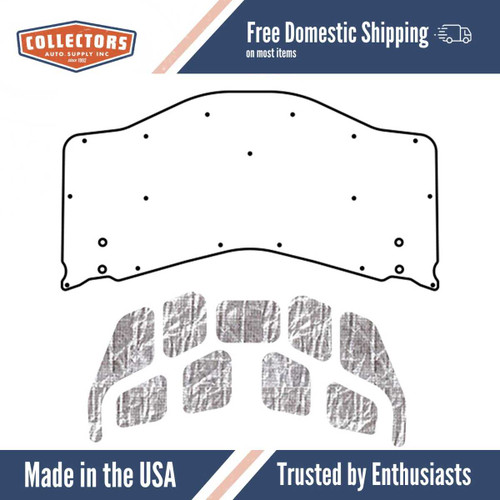 Under Trunk Lid Cover for 1973-1975 Pontiac Grand Am, Grand Prix, Can-Am, LeMans