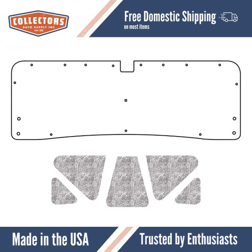 Trunk Floor Mat/Cover for 1967-1969 Chevrolet Camaro [QRS-GMF 6769C-CUTC]