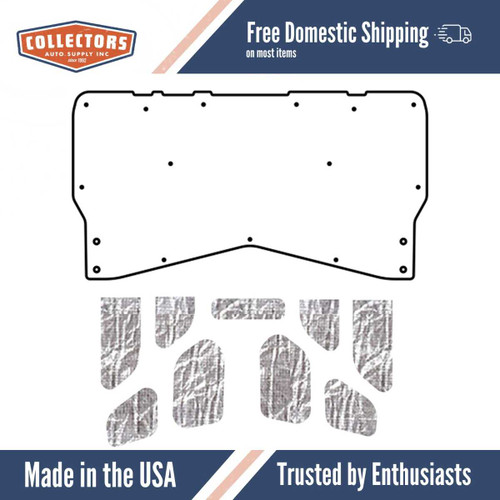 Under Trunk Lid Cover for 1973-1977 Chevrolet Chevelle, Malibu, El Camino, Monte Carlo