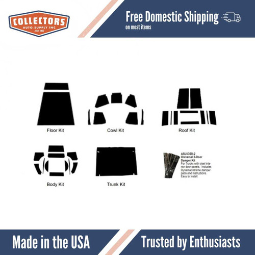 Complete Interior Insulation Kit for 1926-1927 Ford Model T Coupe