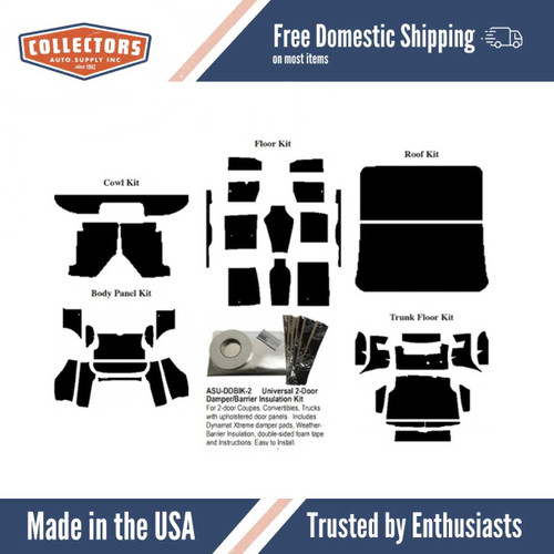 Complete Interior Insulation Kit for 1960-1963 Ford Falcon Coupe