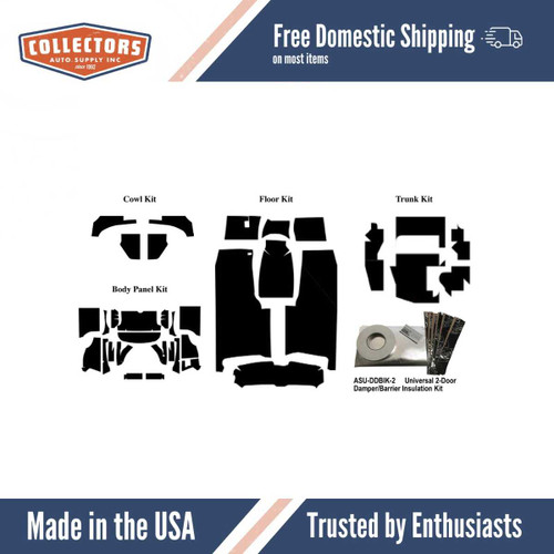 Complete Interior Insulation Kit for 1955-1956 Mopar Convertible