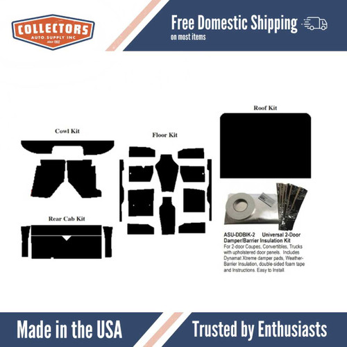 Complete Interior Insulation Kit for 1960-1963 Ford Falcon Ranchero