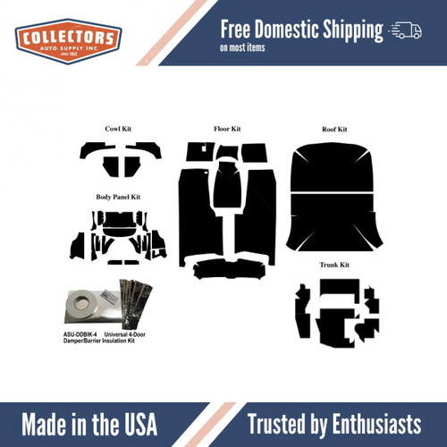 Complete Interior Insulation Kit for 1955-1956 Mopar Sedan