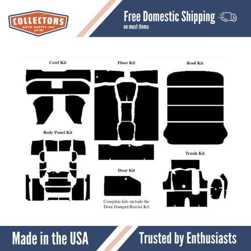 Complete Interior Insulation Kit for 1959 Edsel Ranger Coupe