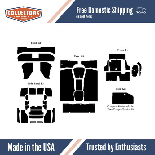 Complete Interior Insulation Kit for 1959 Edsel Corsair Convertible