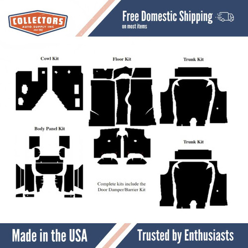 Complete Interior Insulation Kit for 1960 Edsel Corsair Convertible