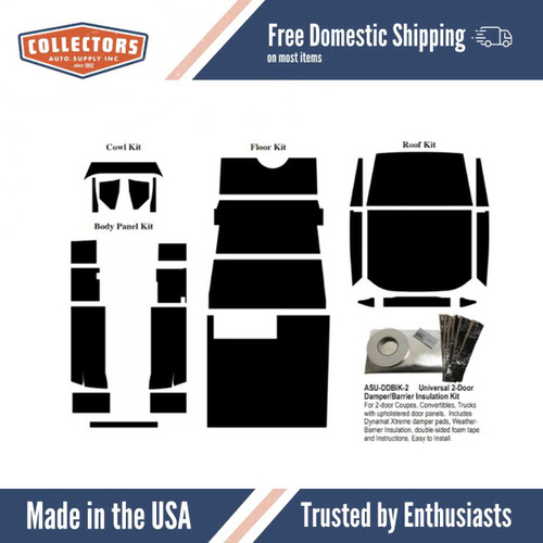 Complete Van Insulation Kit for 1928-1929 Ford Model A