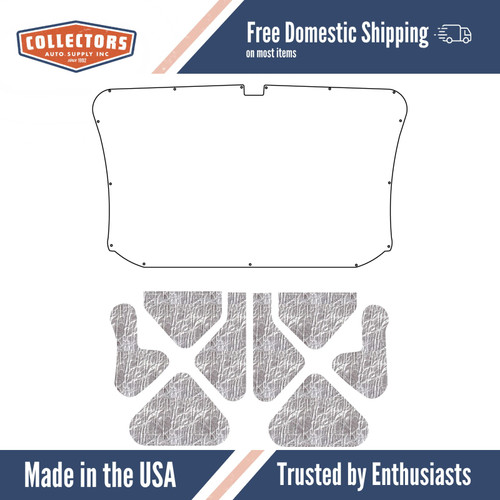 Under Trunk Lid Cover for 1971-1974 Plymouth Sebring