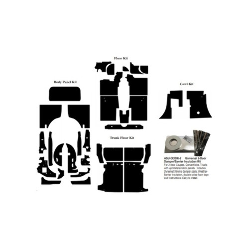 Complete Interior Insulation Kit for 2001-2010 Chrysler Pt Cruiser Convertible