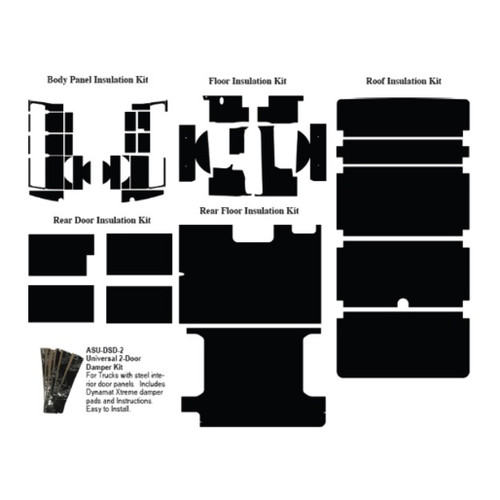 Complete Interior Insulation Kit for 1961-1964 Ford Econoline Passenger Van