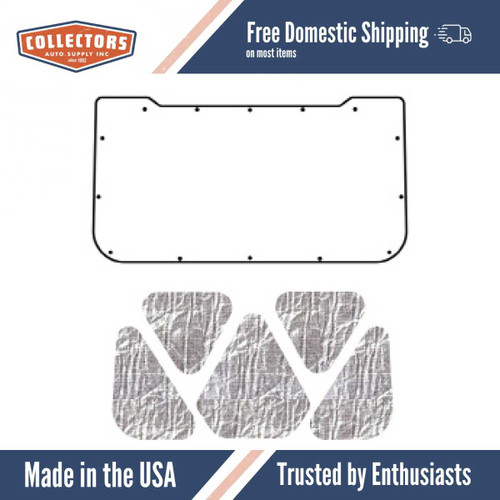 Hood Insulation Pad Heat Shield for 1971-76 Plymouth Scamp - Ultimate Sound and Heat Insulation, Premium Quality ABS Material