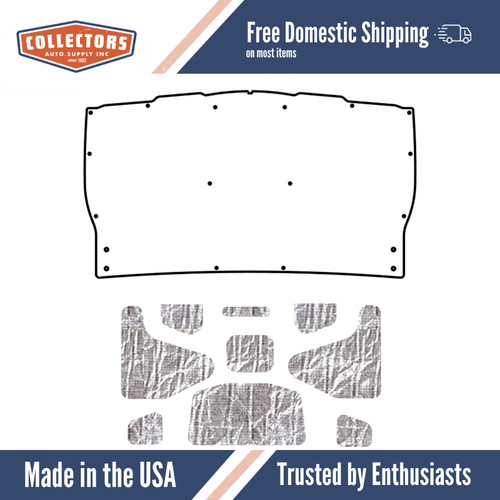 Under Trunk Lid Cover for 1966-1967 Chevrolet Chevelle, Malibu, El Camino