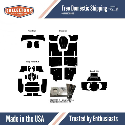 Complete Interior Insulation Kit for 1970-1976 Mopar A-Body Convertible