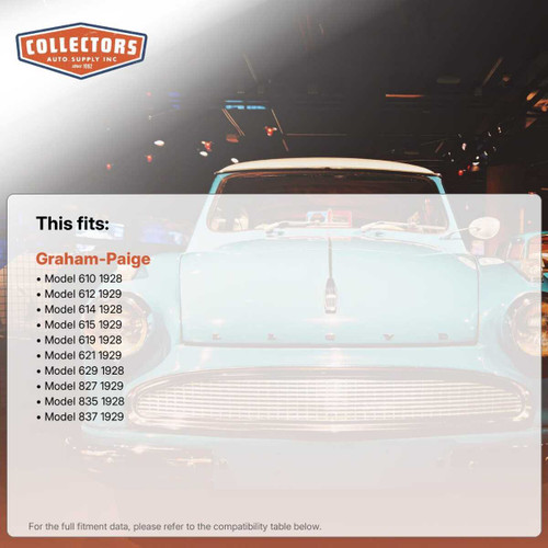 Firewall Insulation for 1928-1929 Graham Road Touring