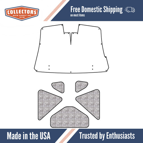 Trunk Floor Mat/Cover for 1949-1951 Mercury Car