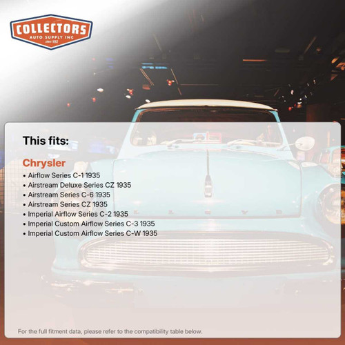 Firewall Insulation for 1935 Chrysler Airstream