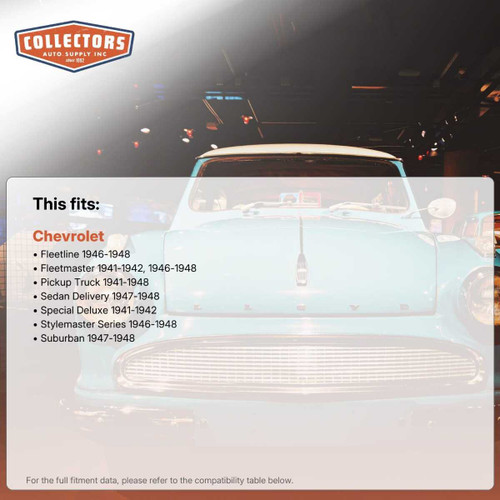 Firewall Insulation for 1941-1948 Direct Sheetmetal Chevrolet Car