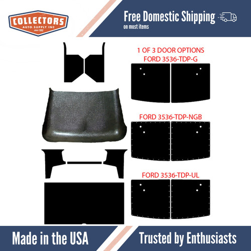 Headliner and Quarter Panel Kit for 1935-1936 Ford