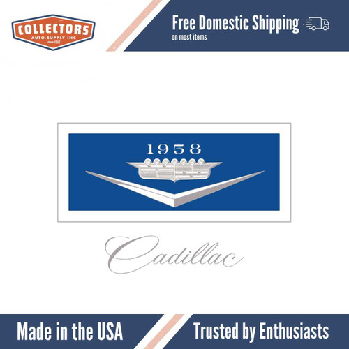 1958 Cadillac Owner's Manual - COLOR