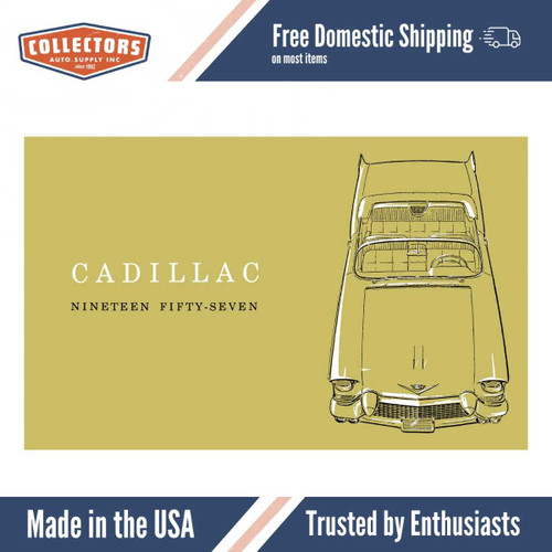 1957 Cadillac Owner's Manual - COLOR