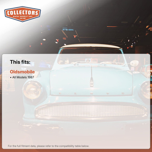 1987 Oldsmobile Service Manual - Cutlass Supreme, Cutlass Salon, Custom Cruiser