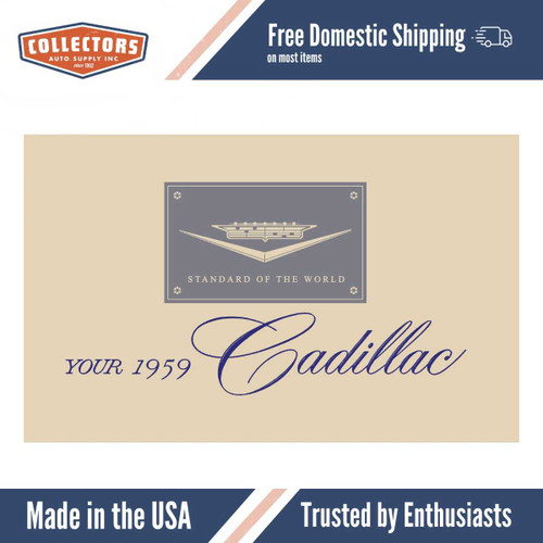 1959 Cadillac Owner's Manual