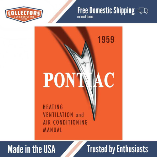 1959 Pontiac HVAC Manual