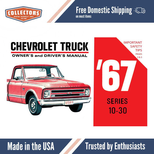 1967 Chevy Truck 10-30 Owner's Manual