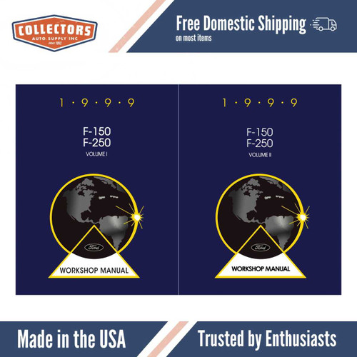 1999 Ford F-150, F-250 Workshop Service Manual - 2 Volumes