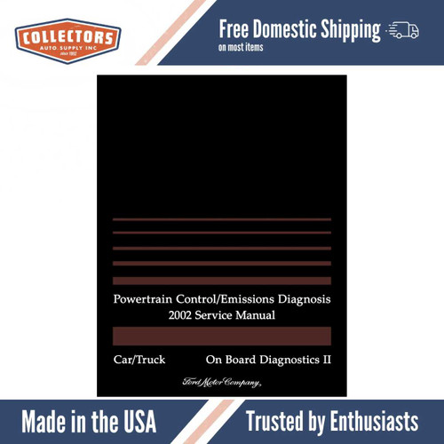 2002 Ford Car & Truck Powertrain Control / Emissions Diagnosis Service Manual