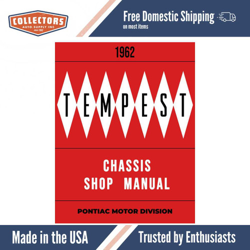 1962 Pontiac Tempest Shop Manual
