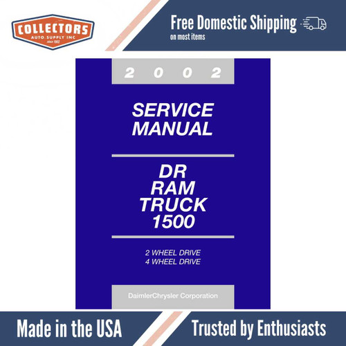 2002 Dodge Ram Truck 1500 Service Manual