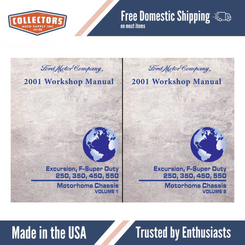 2001 Ford F-Super Duty 250, 350, 450, 550, Motorhome, Excursion Workshop Manual