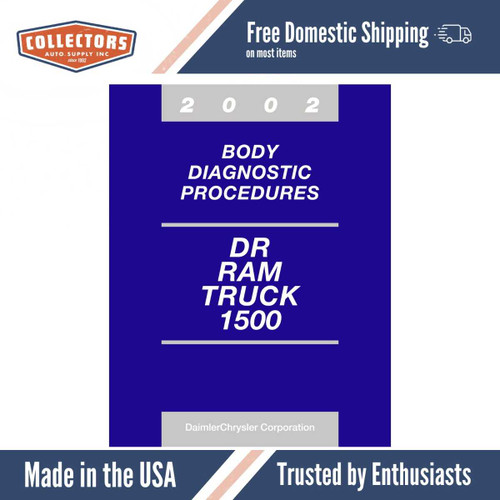 2002 Dodge Ram Truck 1500 Body Diagnostics Procedures