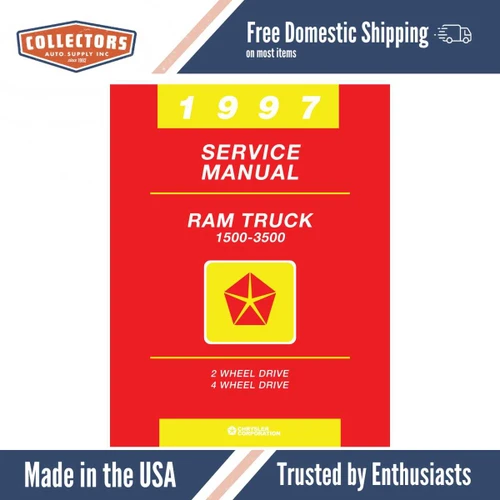 1997 Dodge Ram 1500-3500 Truck Shop Manual