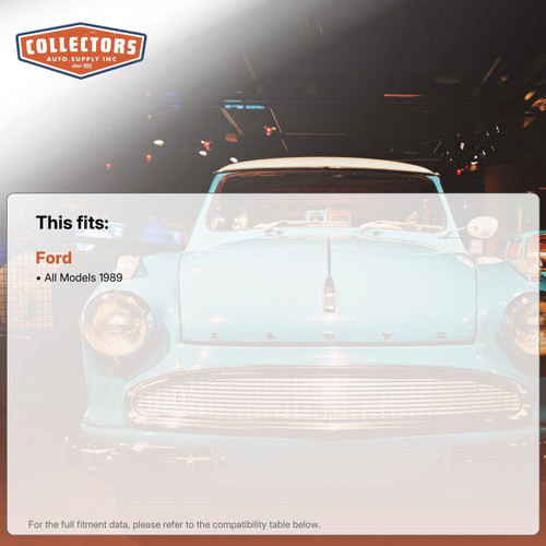 1989 Ford Mustang Electrical Vacuum Troubleshooting Manual