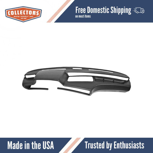 Dashboard Cap Cover Skin Overlay Black for 1977-1982 BMW 630 and More