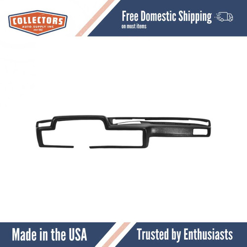 Dashboard Cap Cover Skin Overlay Black for 1980-1983 BMW 320i
