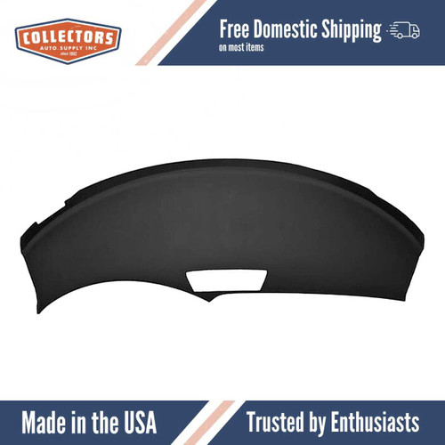 Dashboard Cap Cover Skin Overlay Black for 1993-1996 Chevrolet Camaro